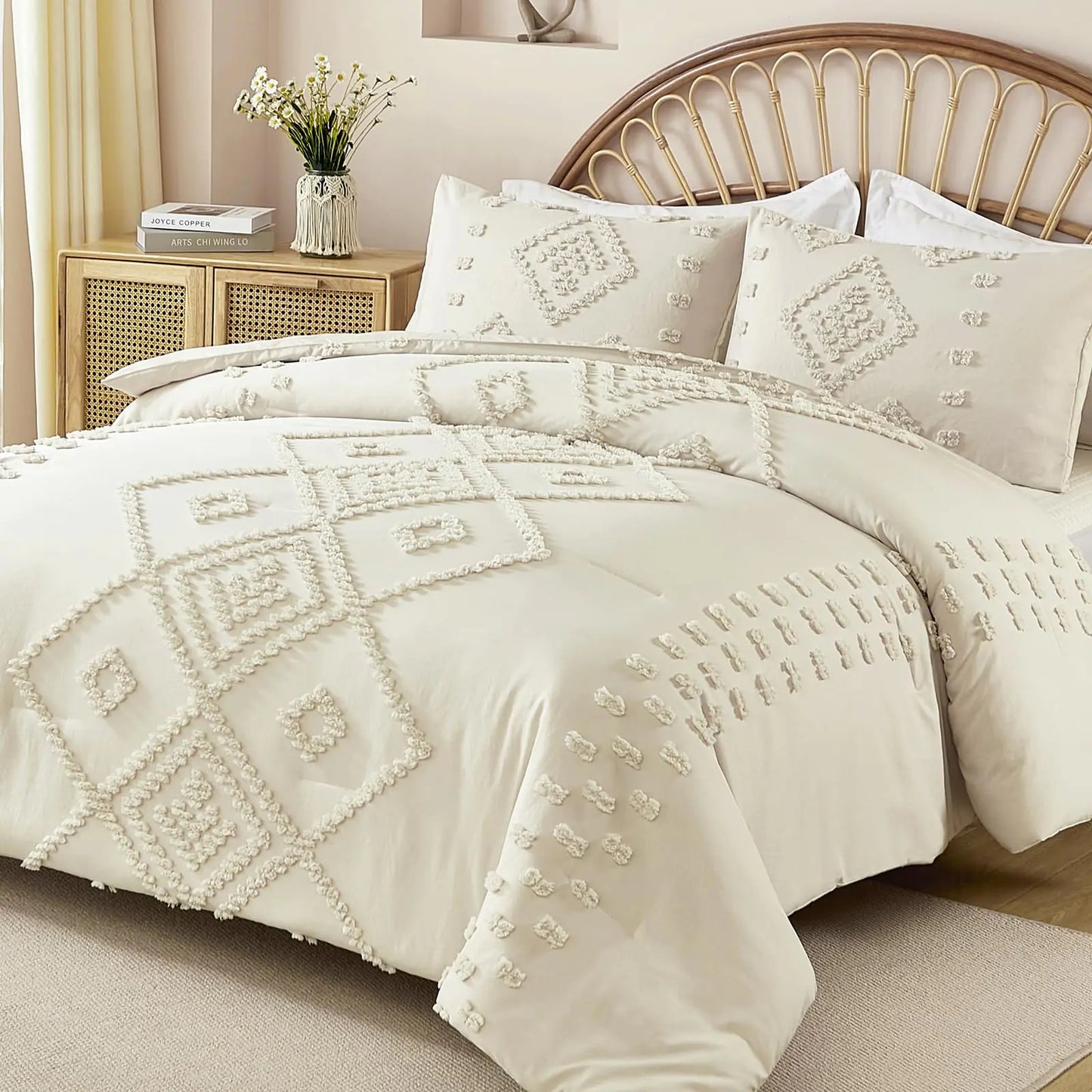 Dinjoy Boho Comforter Set – King Size