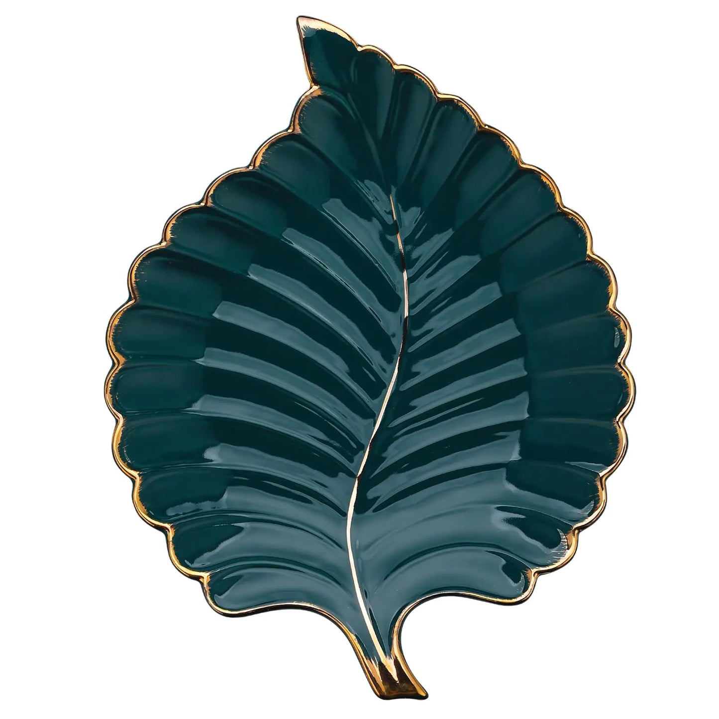 Decorative Ceramic Leaf Bowl