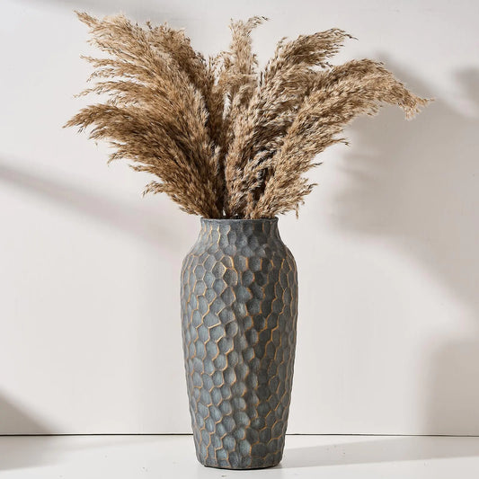 Vintage Textured Terracotta Vase